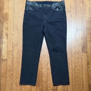 Vintage Slim Mid Rise Women's GAP Black Jeans 10P